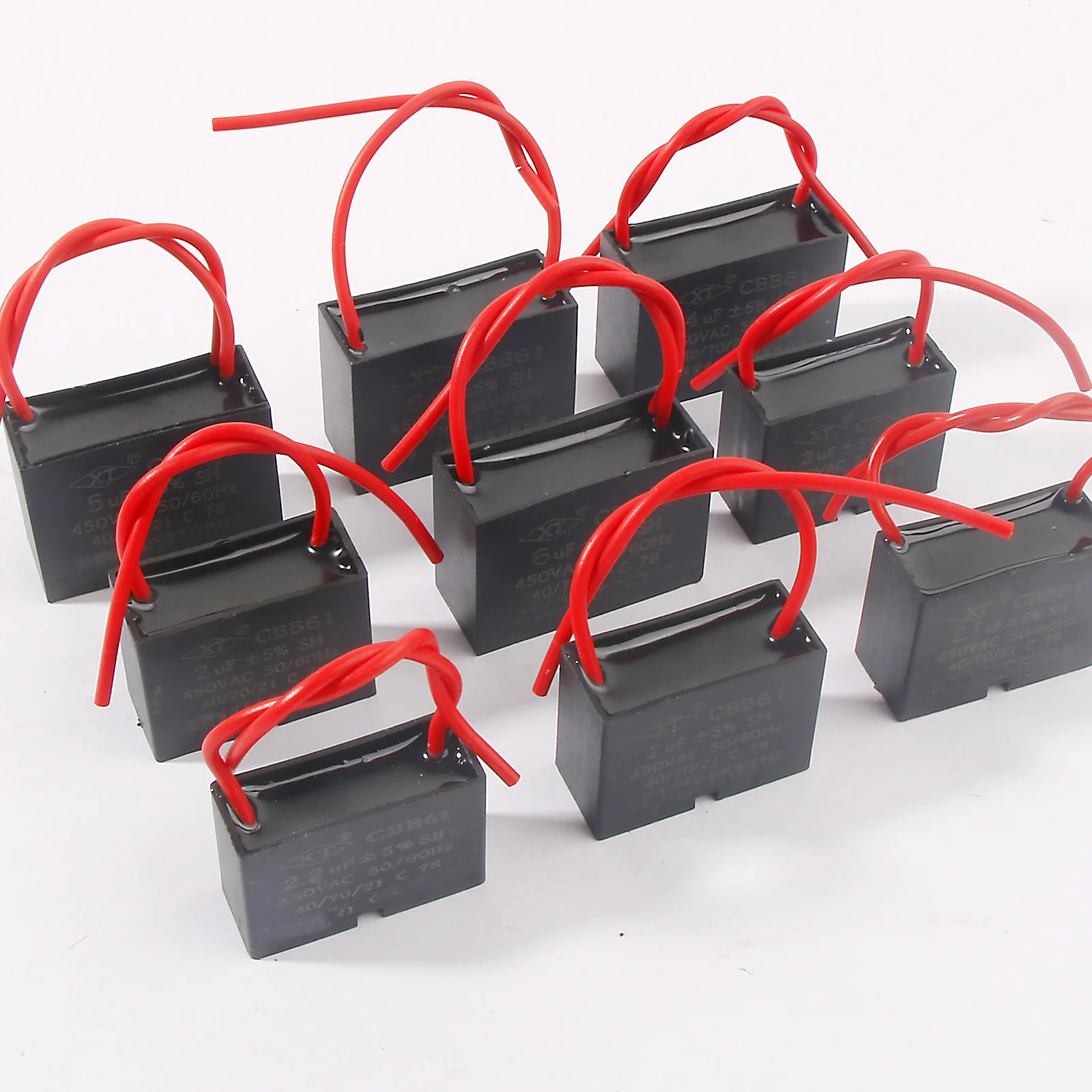 Set of 5 450V CBB61 Capacitors for Fans 5 Set of 5 450V CBB61 Capacitors for Fans - Image 5