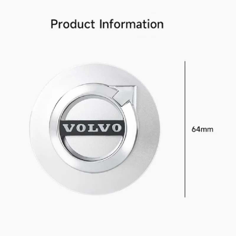 Aluminium Alloy 64mm Car Wheel Hub Covers for Multiple Models 3 Aluminium Alloy 64mm Car Wheel Hub Covers for Multiple Models - Image 3