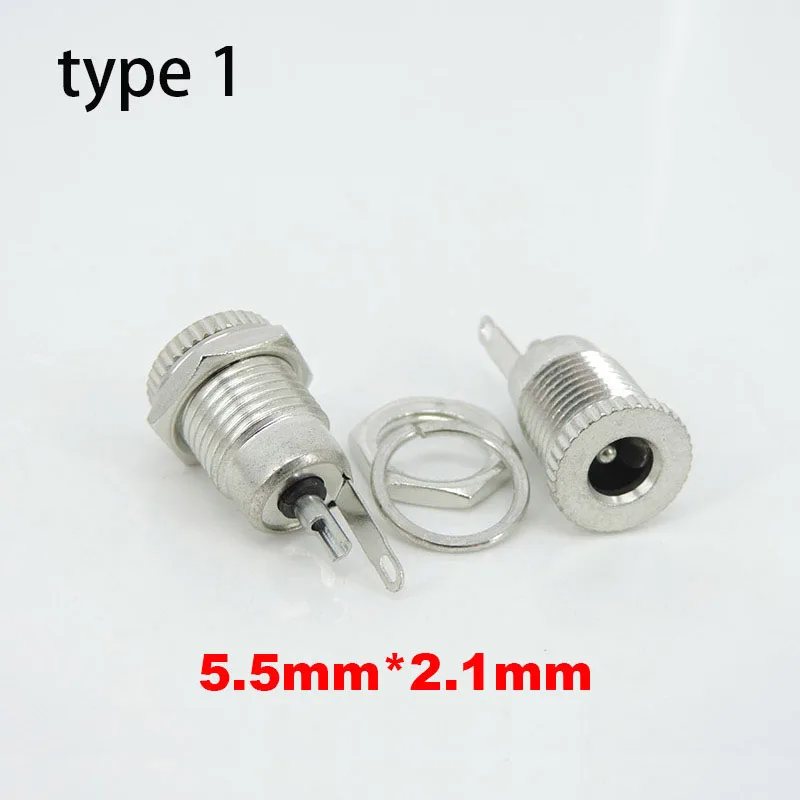 Durable Silver Metal DC Power Connectors Set 7 Durable Silver Metal DC Power Connectors Set - Image 7