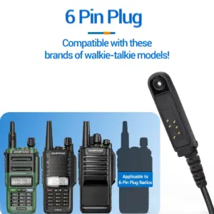 Waterproof Acoustic Throat Mic Headset for Baofeng UV-9R 13 S65078da73b7f45a8b3820e0b4bca3bd83