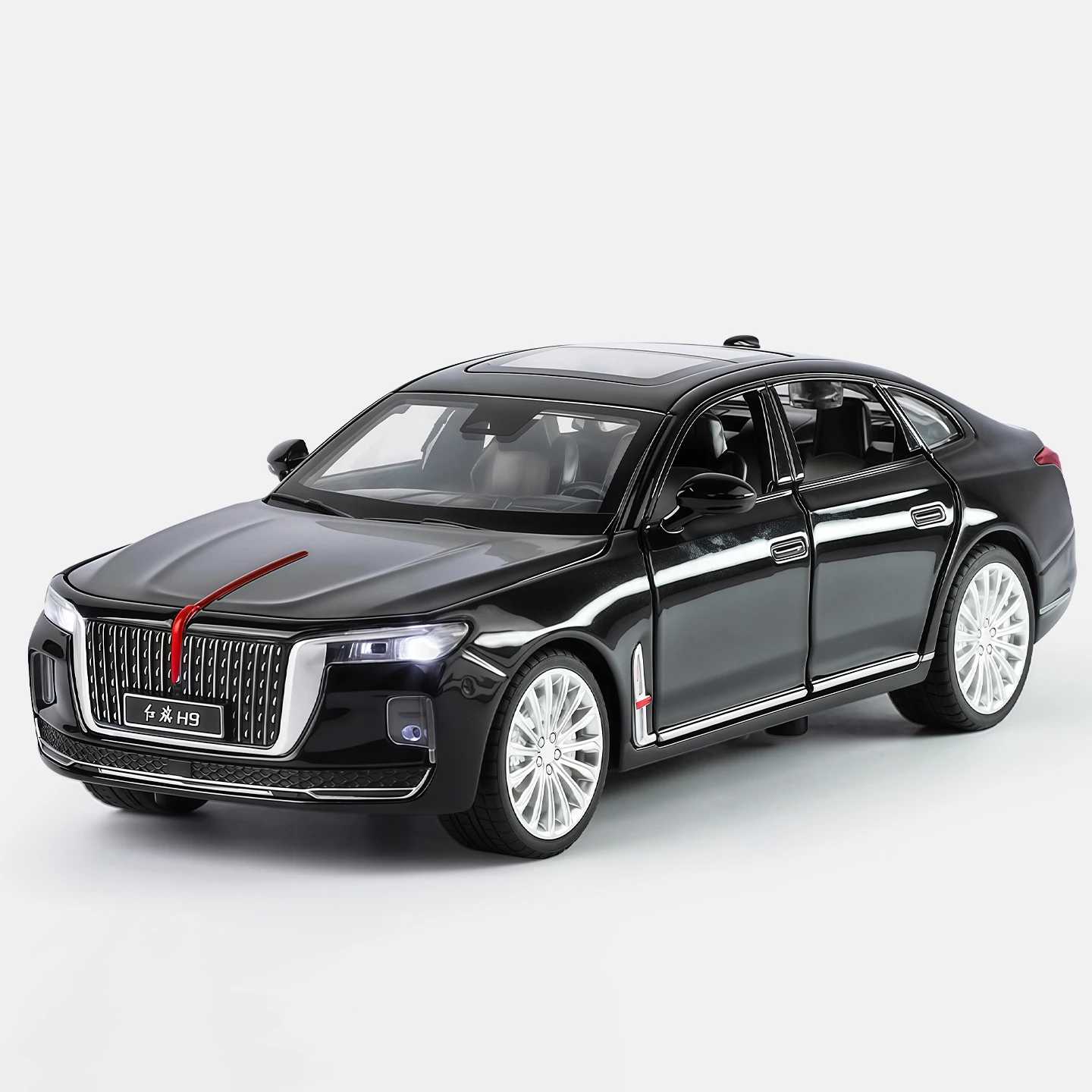 1:32 Scale Diecast Model Car in Black or Red 8 1:32 Scale Diecast Model Car in Black or Red - Image 8