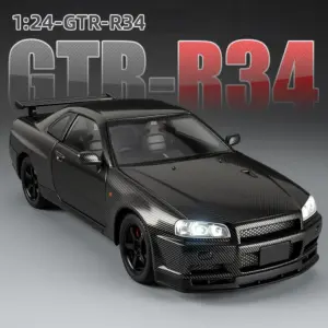 Nissan Skyline GT-R R34 1:24 Diecast Model 18 S652724265c4e4d48b3afd6f7735e169b4