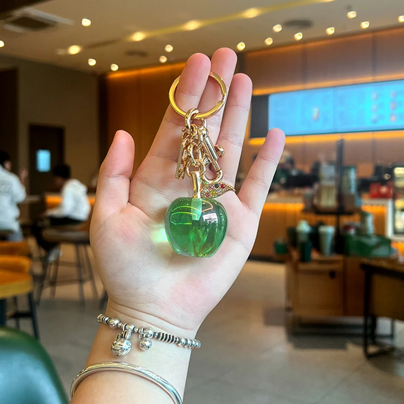 Vibrant Purple Kirsite Apple Keychain 2 Vibrant Purple Kirsite Apple Keychain - Image 2