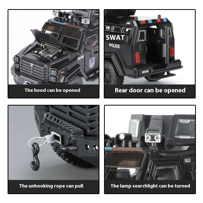 Ford F550 Sabertooth 1:24 Diecast Model with Lights 6 Ford F550 Sabertooth 1:24 Diecast Model with Lights - Image 6