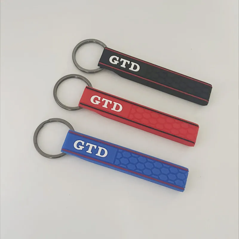 VW GTD Silicone Keychain for VW Models 4 VW GTD Silicone Keychain for VW Models - Image 4