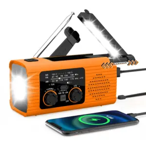 Portable Emergency Radio with 2000mAh Battery 16 S6562f43a28a94ab4b94dfdac8bcd46943