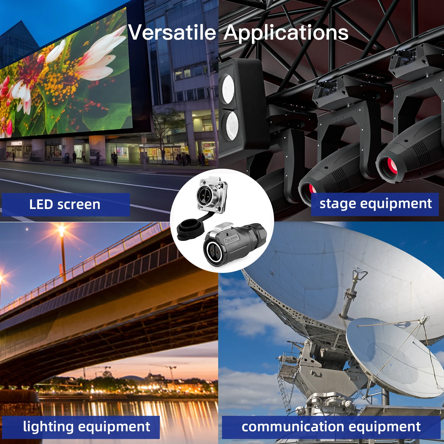 M16 Waterproof Power Cable Connector IP68 6 M16 Waterproof Power Cable Connector IP68 - Image 6