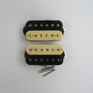 Yellow Electric Guitar with Humbuckers 13 S657200cab82d44dab6ac7d6cd1dab2b1U 3