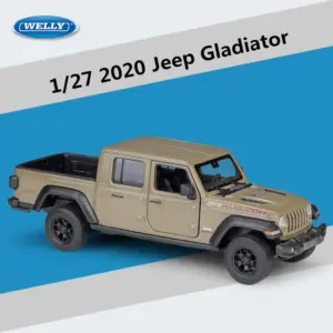White 1:27 Scale Jeep Wrangler Rubicon Diecast Model 15 S65763dfa3ca84893874d05d824b71ceb6