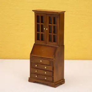 White Dollhouse Miniature Bookcase 19 S658c2db2662a4563928e9e7a64ea279ff