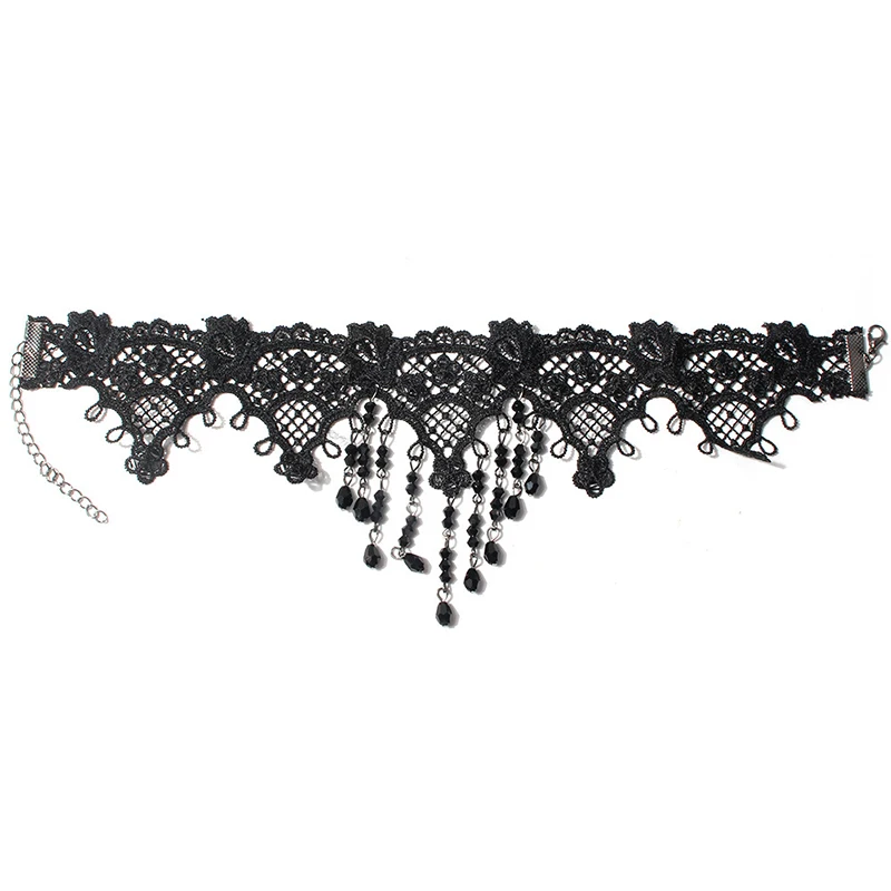 Gothic Lace Choker Necklace for Women 4 Gothic Lace Choker Necklace for Women - Image 4