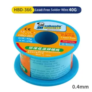 Lead-Free Solder Wire 0.4mm for Electronics 7 S65c3afe22f9a429994bfa4d97b64bf328