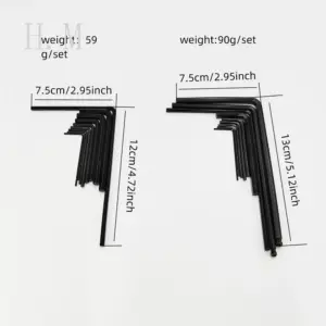 9-Piece High-Carbon Steel Guitar Allen Wrench Set 10 S65e45fc70b444558bf1cc3b72b035c59o