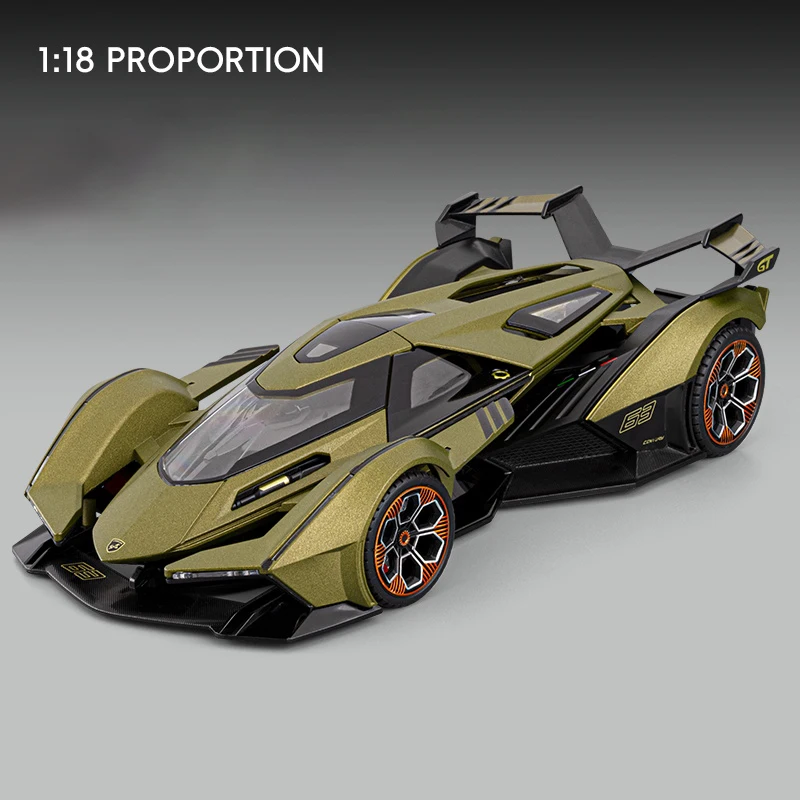 Futuristic Gold Vision GT 1:18 Model Car 9 Futuristic Gold Vision GT 1:18 Model Car - Image 9