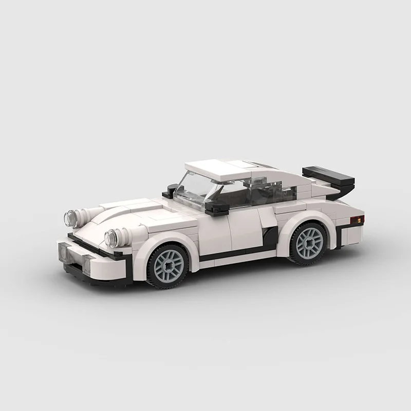 Vintage White Sports Car Building Set (8 Pieces) 5 Vintage White Sports Car Building Set (8 Pieces) - Image 5