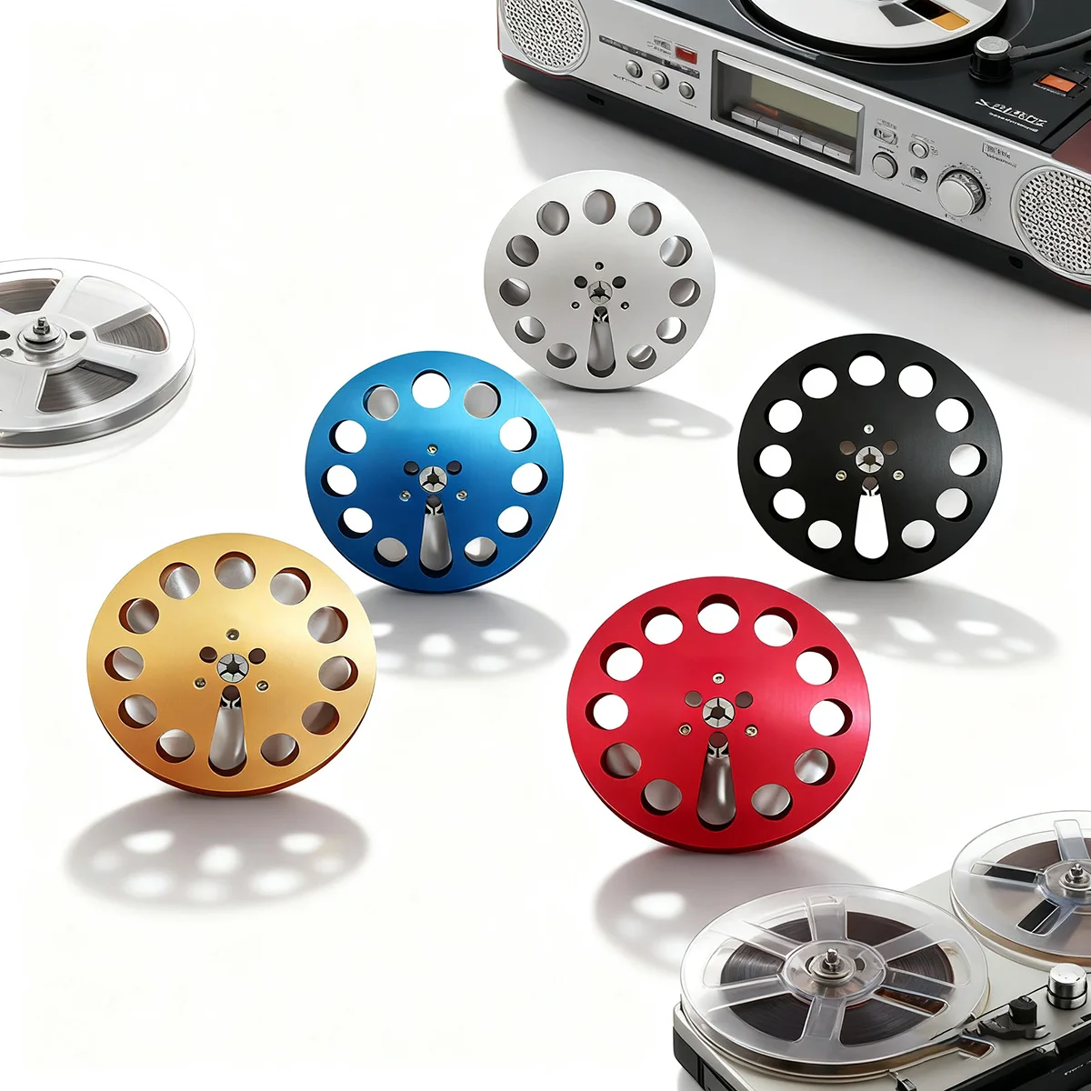 Vintage Aluminum 7-inch Reel for Tape Recorders 2 Vintage Aluminum 7-inch Reel for Tape Recorders - Image 2