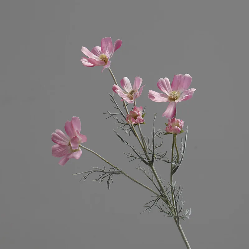 Artificial Flower Bouquet 60cm with Silver Stem 8 Artificial Flower Bouquet 60cm with Silver Stem - Image 8