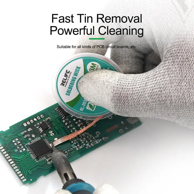 Desoldering Wick 3M x 2.0mm Copper Solder Braid 5 Desoldering Wick 3M x 2.0mm Copper Solder Braid - Image 5