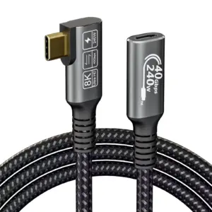 USB-C 4 Extension Cable 0.5m, 40Gbps, 8K-240W