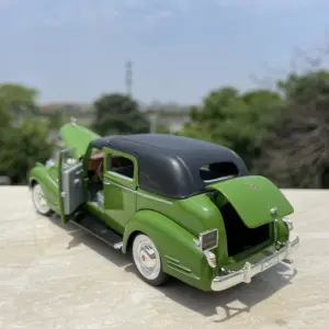 Vintage Green Alloy Car Model 1:30 Scale 12 S666c0dfa2510486a9ab1d2ddee6d660bL