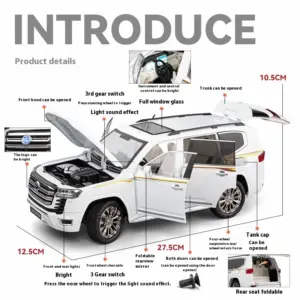 1:18 Scale Toyota Land Cruiser LC300 Model 12 S6675069b6608455399bfa36fb4eb81efh