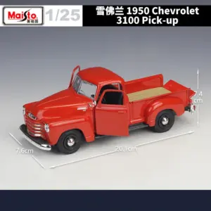 1950 Chevrolet 3100 Die-Cast Model in Red 11 S6681d3b70557430b85d0479600557a88F