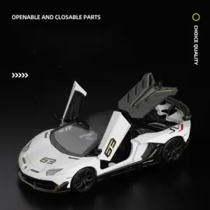 Lamborghini Aventado SVJ63 Diecast Model 1:32 9 S66ca31496a334115912627fb77961fdac