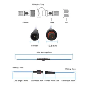 Waterproof Outdoor LED Connector 1-pin IP67 13 S66ca92b8fd264b96956392991edfe8ad1