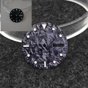 MDNEN 28.5mm Carbon Fiber Sport Dial for Watches 13 S66d99e55e56c4ed9880d100f8d794686C