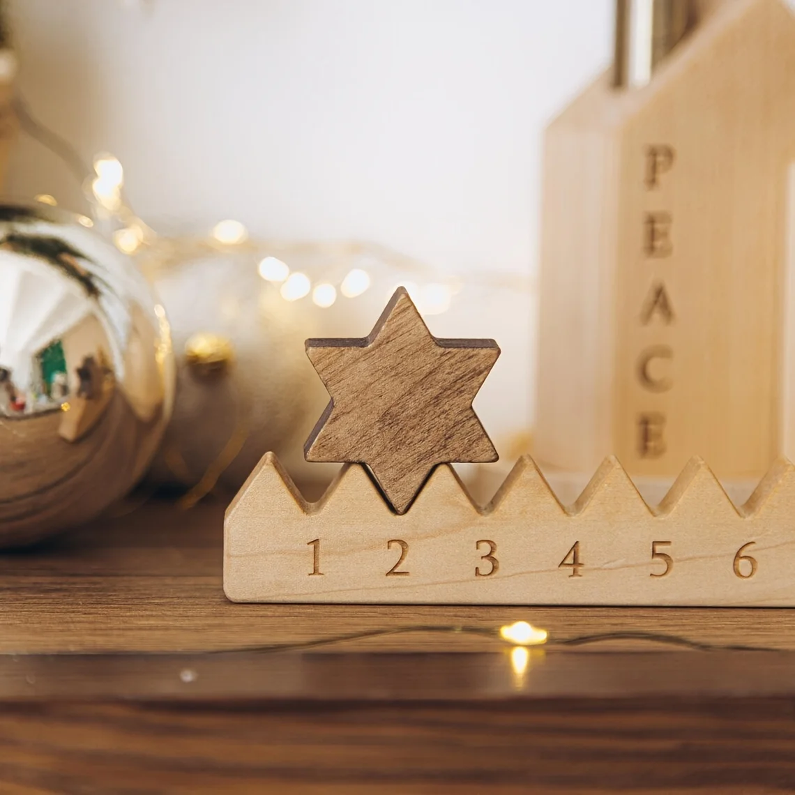 Rustic Wooden Christmas Countdown Calendar 5 Rustic Wooden Christmas Countdown Calendar - Image 5
