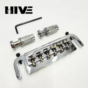 Metal Guitar Bridge and Tuning Board Set 12 S66ef87866d314ebca0244021c32c21830