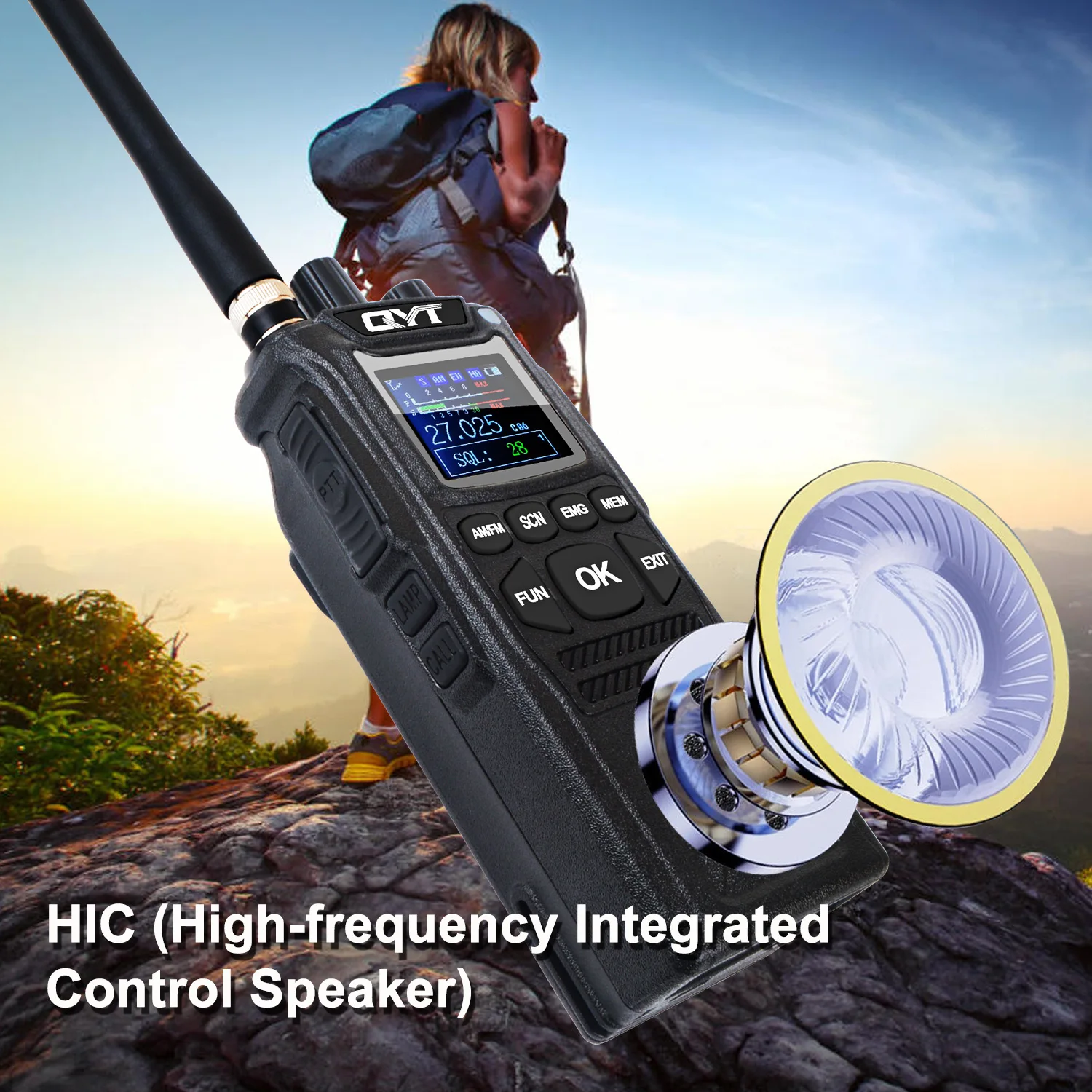 QYT CB-58 Portable Outdoor Walkie-Talkie 5 QYT CB-58 Portable Outdoor Walkie-Talkie - Image 5