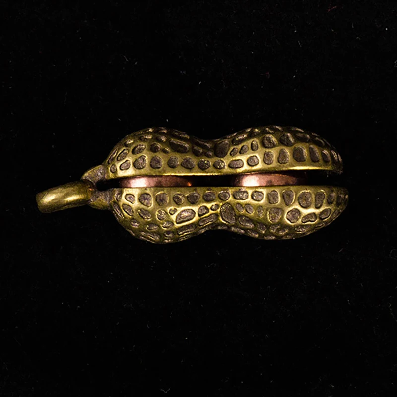 Brass Peanut Ornament Set (1-5 pcs) 4 Brass Peanut Ornament Set (1-5 pcs) - Image 4