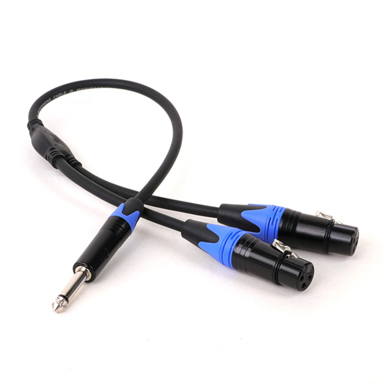 1/4 Inch TS to Dual XLR Y-Splitter Cable 3 1/4 Inch TS to Dual XLR Y-Splitter Cable - Image 3