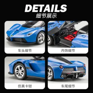 1:36 Ferrari Rafa Roadster Diecast Model 11 S67593352d52a4b81938d241cd6b05304u