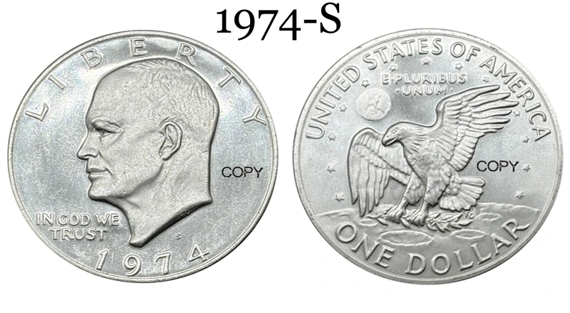 Eisenhower Dollar Replica Coin for Collectors 6 Eisenhower Dollar Replica Coin for Collectors - Image 6