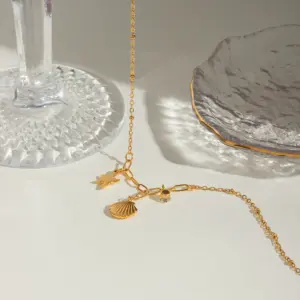 Nautical Stainless Steel Summer Necklace 13 S6773b3b8ee66451ca32dbd86784f2a3aw