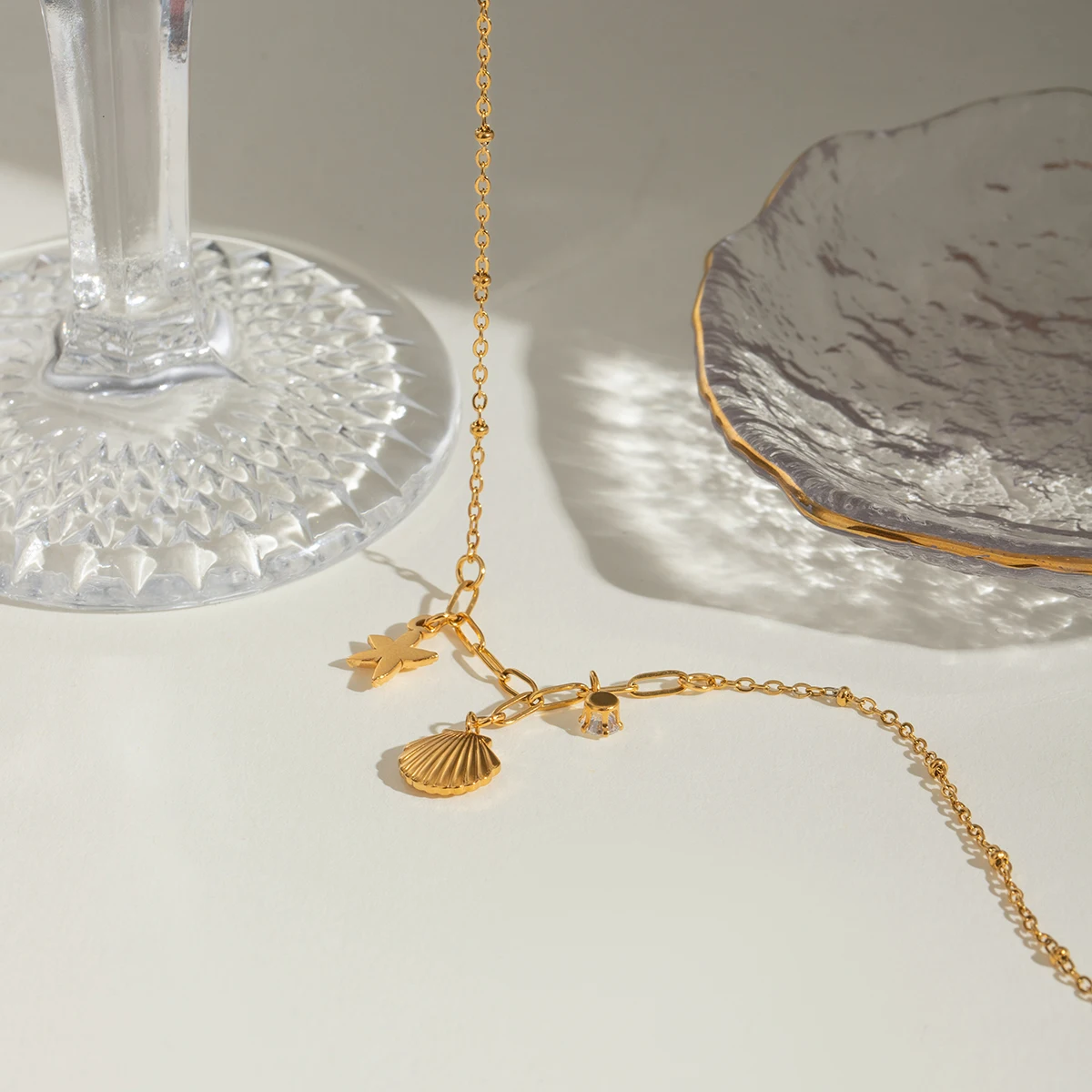 Nautical Stainless Steel Summer Necklace 5 Nautical Stainless Steel Summer Necklace - Image 5