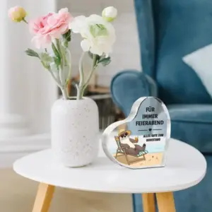 Heart-Shaped Acrylic Retirement Decor 10 S67a091bc39c840cca251c69a60b05f20J