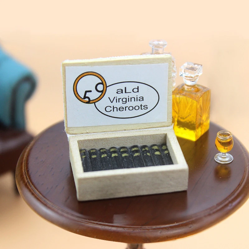 Miniature Resin Cigar Case with Tiny Cigars 8 Miniature Resin Cigar Case with Tiny Cigars - Image 8