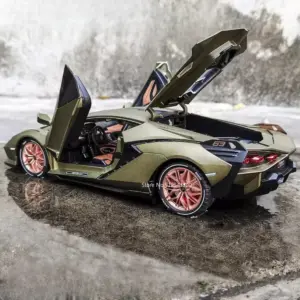 1/18 Blue Lanbor SINA Sports Car Model 15 S67b11a872a284371bdf1c34d5b5305dd8