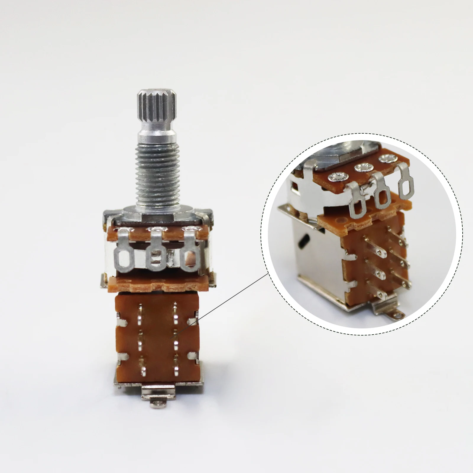 Premium Metal Guitar Potentiometer Pair 250k/500k 5 Premium Metal Guitar Potentiometer Pair 250k/500k - Image 5