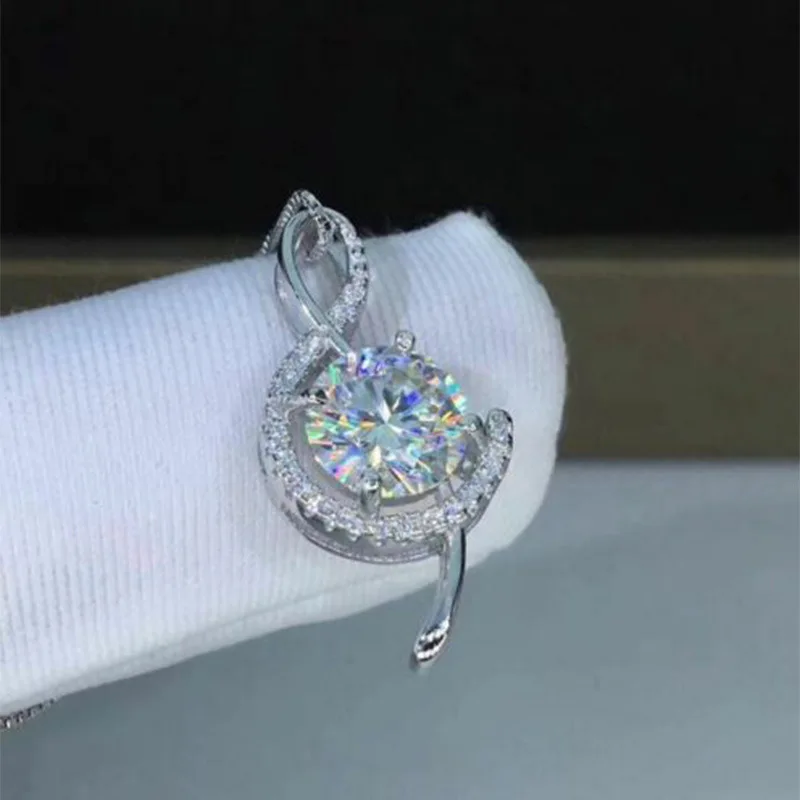 Elegant Music Note Pendant Necklace 2 Elegant Music Note Pendant Necklace - Image 2