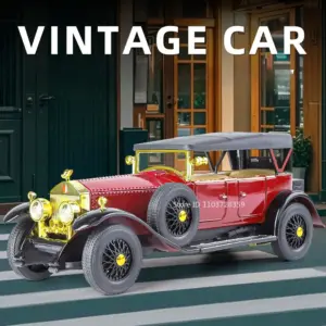 Vintage 1:24 Scale Car Model with Light & Sound