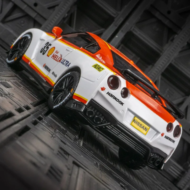 Vibrant Orange Nissan GTR Diecast Model 1:32 5 Vibrant Orange Nissan GTR Diecast Model 1:32 - Image 5