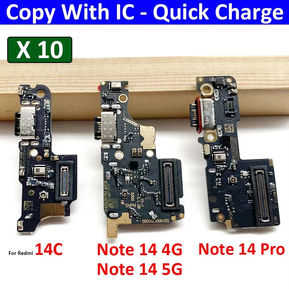Xiaomi Redmi Note 14 PCB Flex Charger Board Set 2 Xiaomi Redmi Note 14 PCB Flex Charger Board Set - Image 2