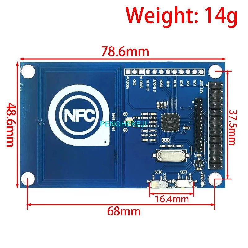 Raspberry Pi NFC Module 13.56MHz for Projects 3 Raspberry Pi NFC Module 13.56MHz for Projects - Image 3