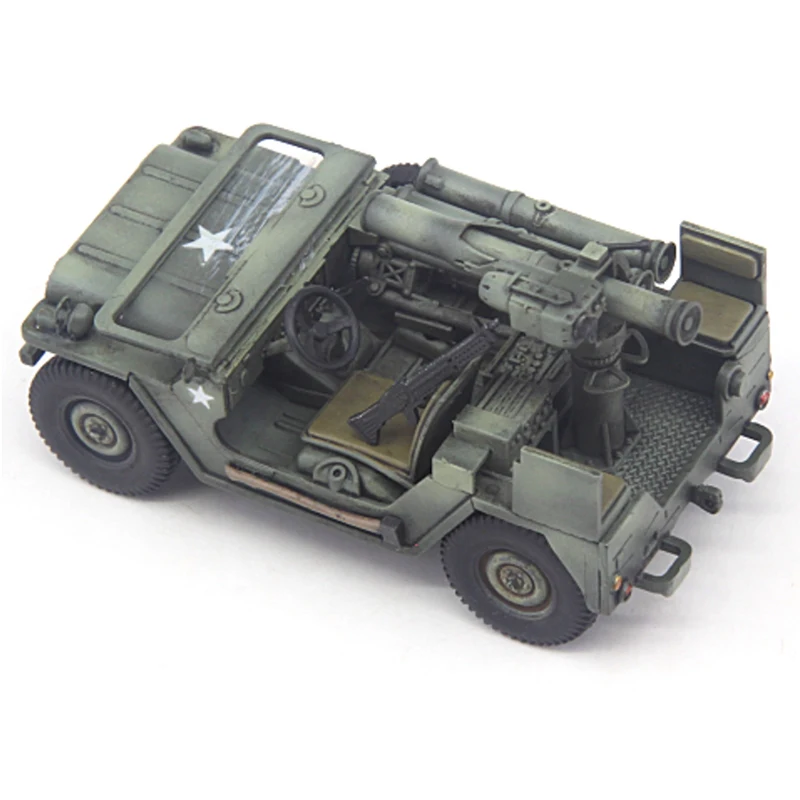 1:72 Scale Military Jeep Model for Collectors 4 1:72 Scale Military Jeep Model for Collectors - Image 4