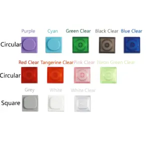 YMDK Block Keycaps Set for MX Mechanical Keyboards 15 S685f3d69f93646b0943c53d50b4e745bd