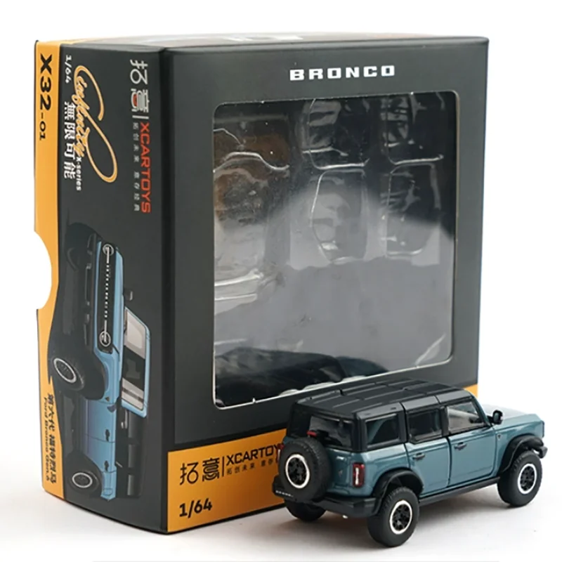 Miniature 1/64 Scale Ford Bronco Model in Blue 3 Miniature 1/64 Scale Ford Bronco Model in Blue - Image 3